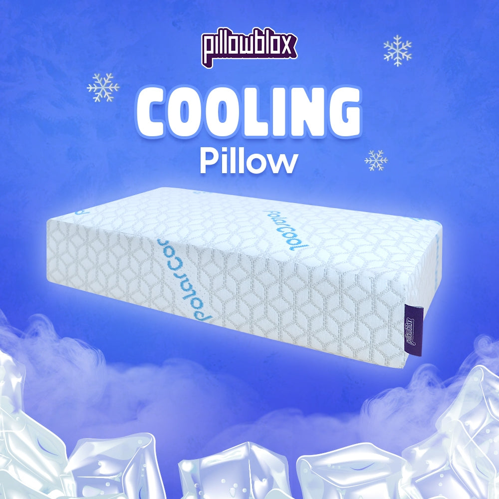 Pillowblox Side Sleeper Cooling Set | Cooling Pillow & Cooling Bolster