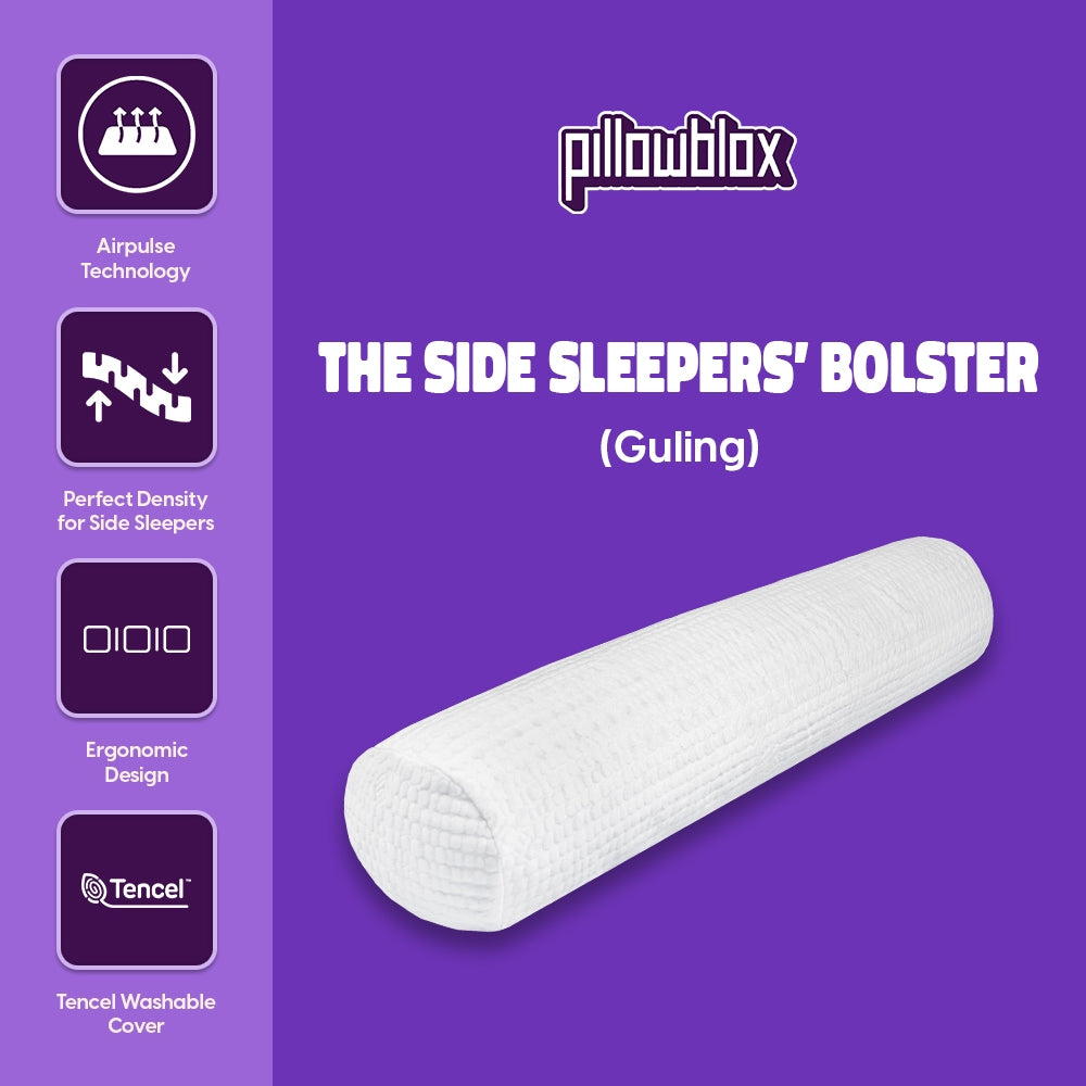 Pillowblox Side Sleeper Comfort Set | The Original Pillow & Original Bolster