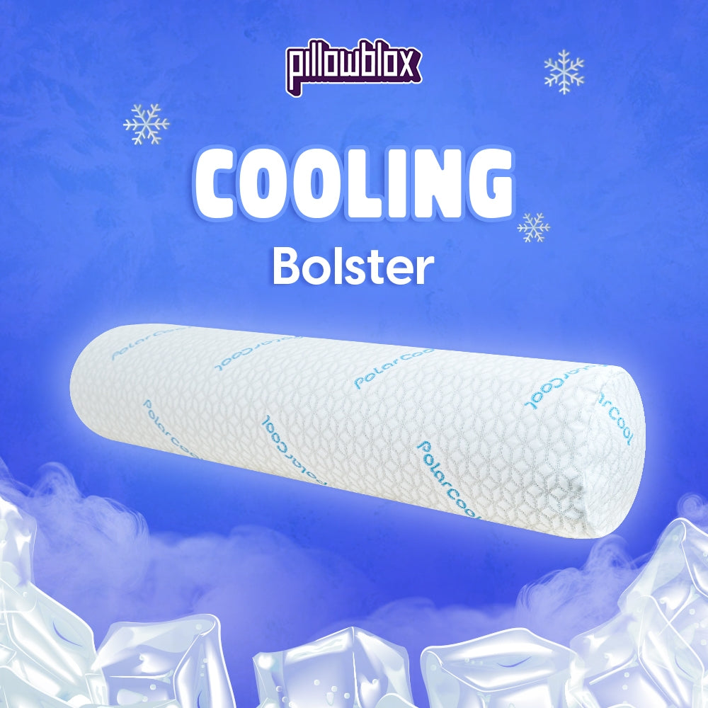 Pillowblox Side Sleeper Cooling Set | Cooling Pillow & Cooling Bolster