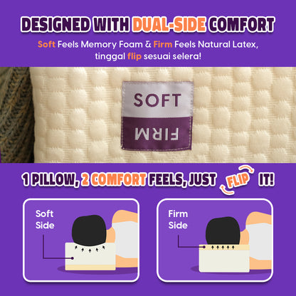 Pillowblox Original Pillow | Buy 1 Get 1 | The Original Side Sleeper Pillow