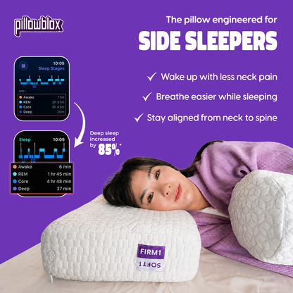 Pillowblox (Side Blox) - Bantal Kepala Latex Khusus Side Sleeper