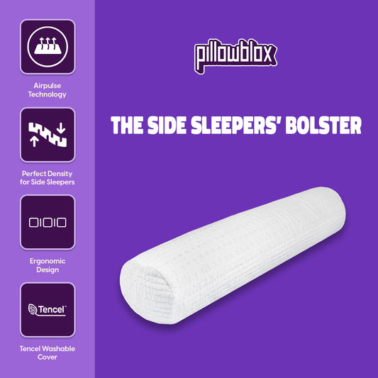 Pillowblox Natural Latex Bolster (Guling) with AirPulse Technology