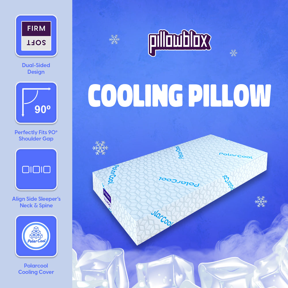 Pillowblox Bantal Cooling Pillow for Side Sleeper