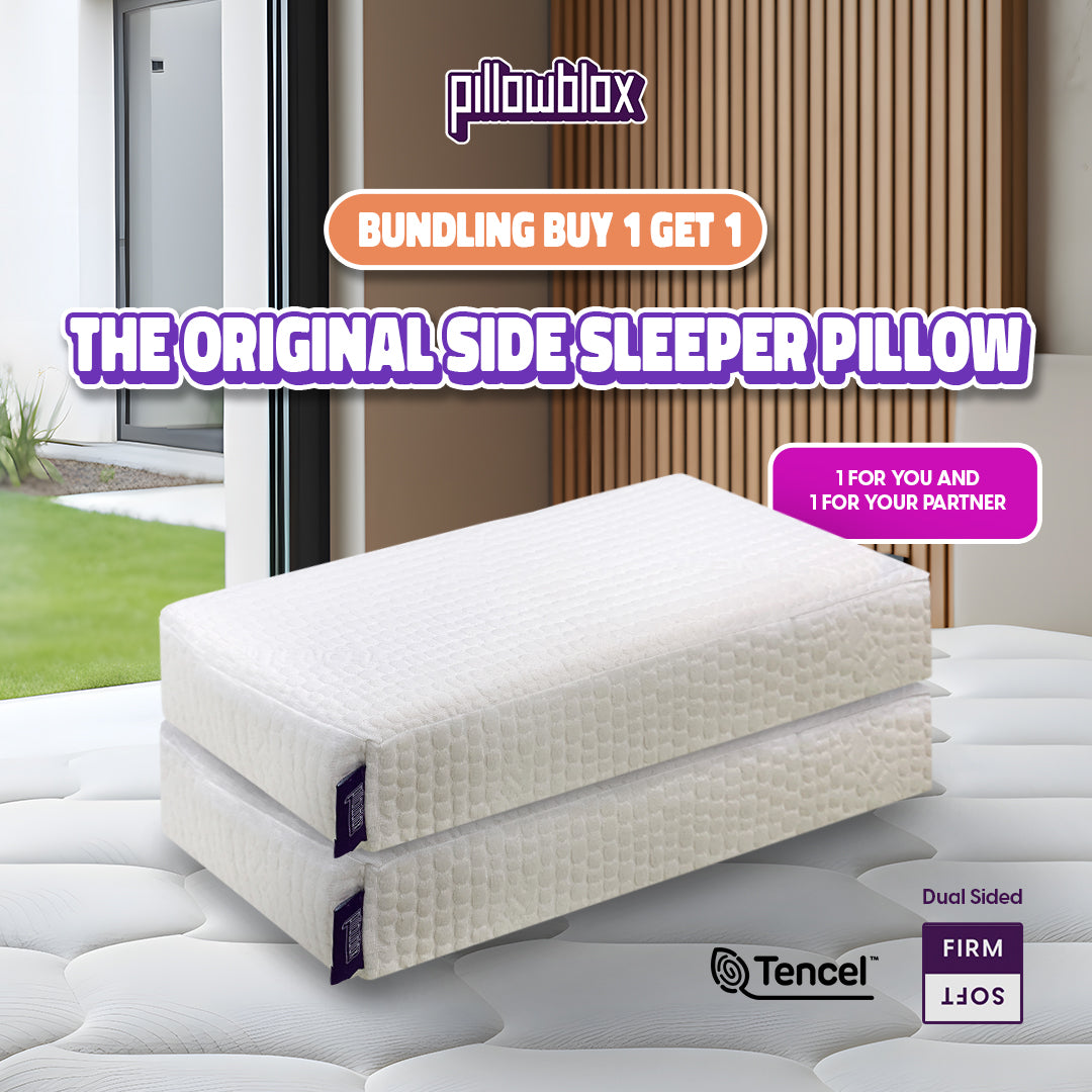 Pillowblox Original Pillow | Buy 1 Get 1 | The Original Side Sleeper Pillow